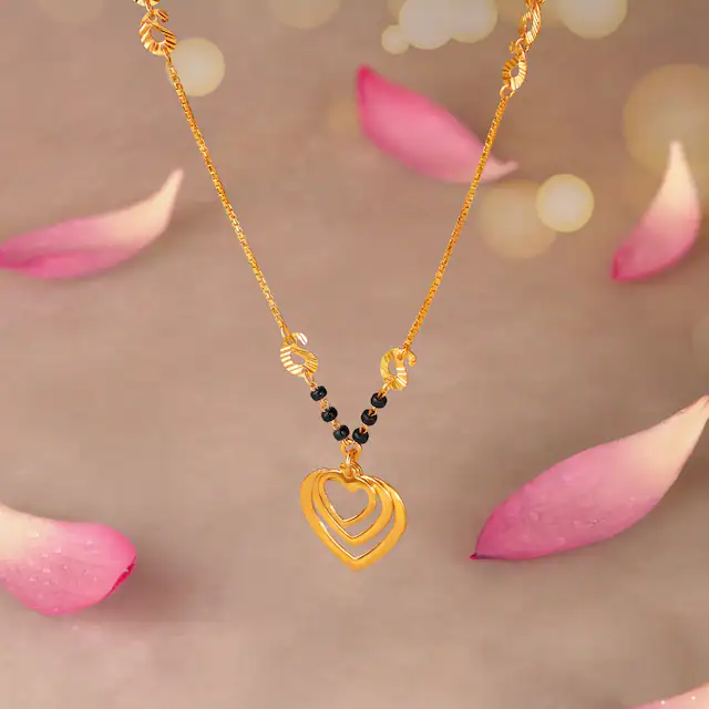 Edgy Hearts Mangalsutra