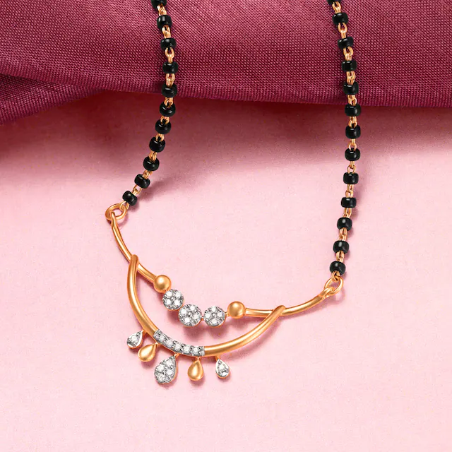 Sparkling Vines Diamond Mangalsutra