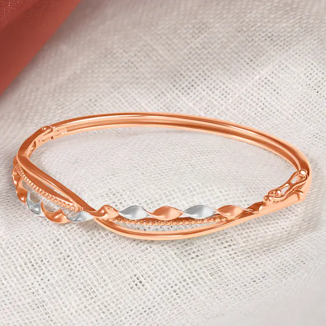 Contemporary Twisted Bangle