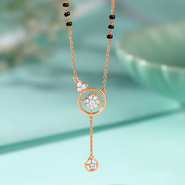 Floral Beauty Diamond Mangalsutra