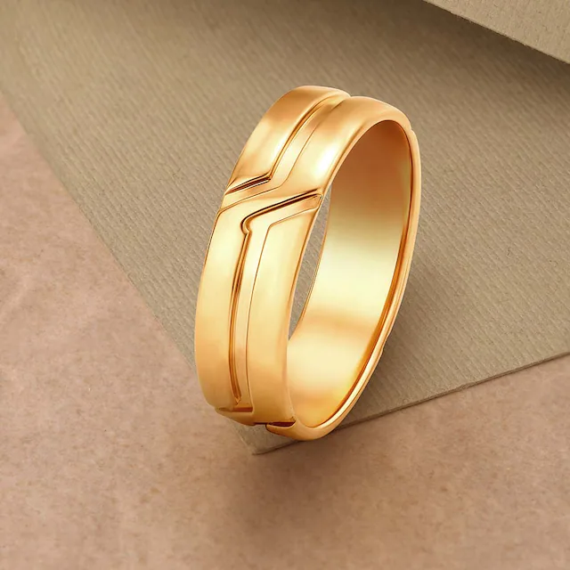 Dapper 22 Karat Yellow Gold Ring